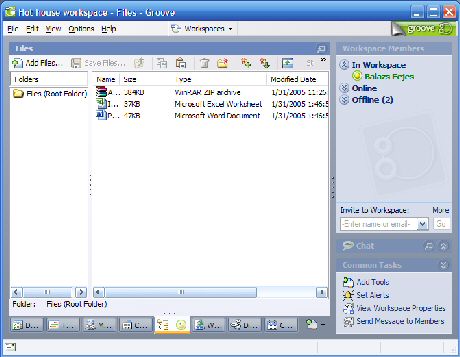 Groove Virtual Office Screenshot